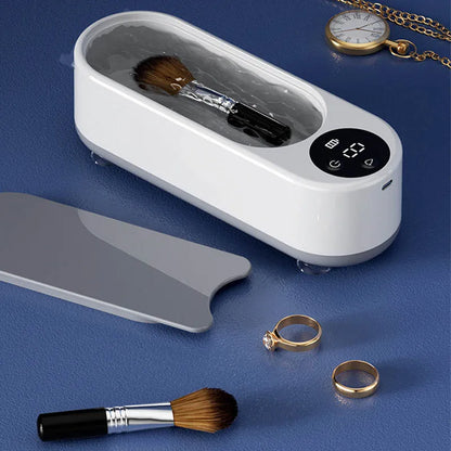 Multifunctional Household Cleaner Jewelry Glasses Cleaning Machine Ring Makeup Brush Watch Braces Stain Vibration Cleaning Pod